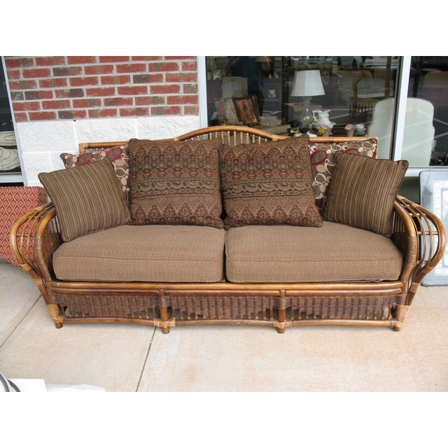 Henry Link Wicker Sofa Chairish