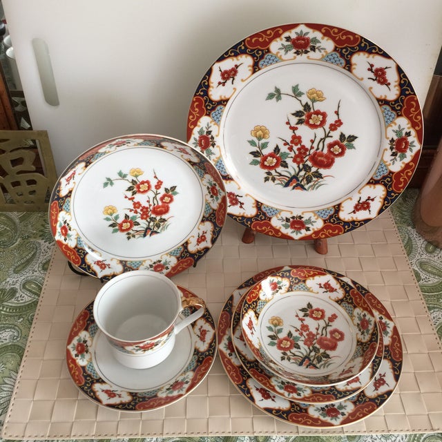 Momoyama "Kyoto" Fine China Set 86 pieces Chairish