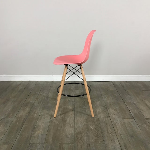 Pink MidCentury Bar Stools Set of 2 Chairish