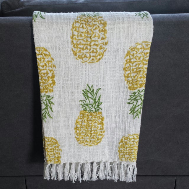 Pineapple Throw Blanket Chairish