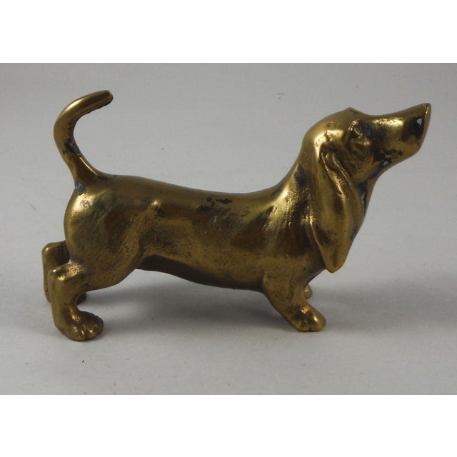 Brass Dachshund Figurine Chairish