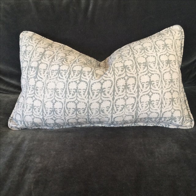 Penny Morrison Petrol Ashok Pillow Chairish