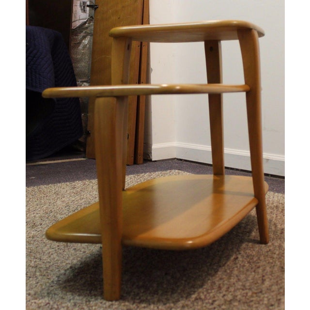 HeywoodWakefield MidCentury 3Tier Side Table Chairish