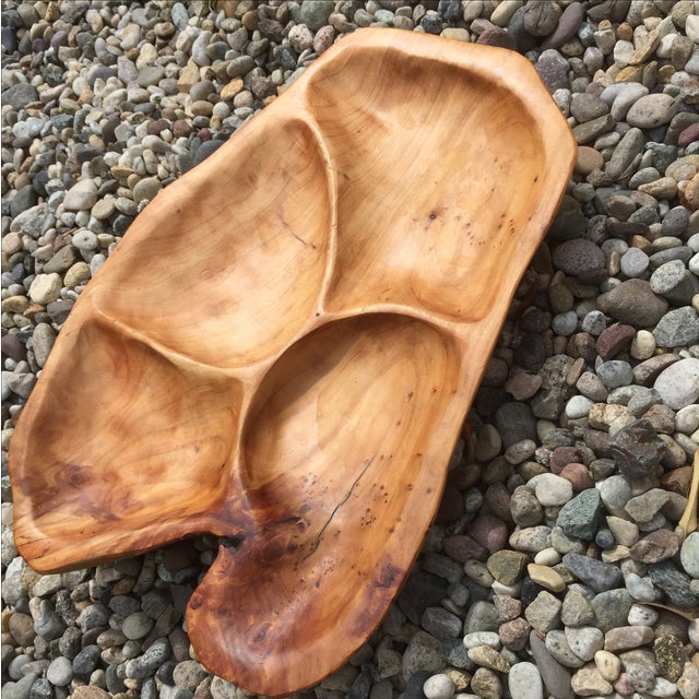 Large Natural Wood Tray Chairish