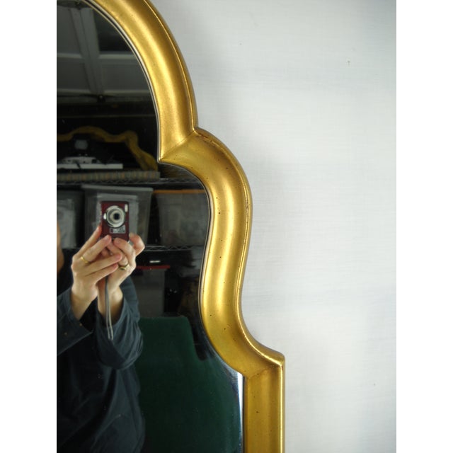 Goldtone Moorish Arch Mirror Chairish