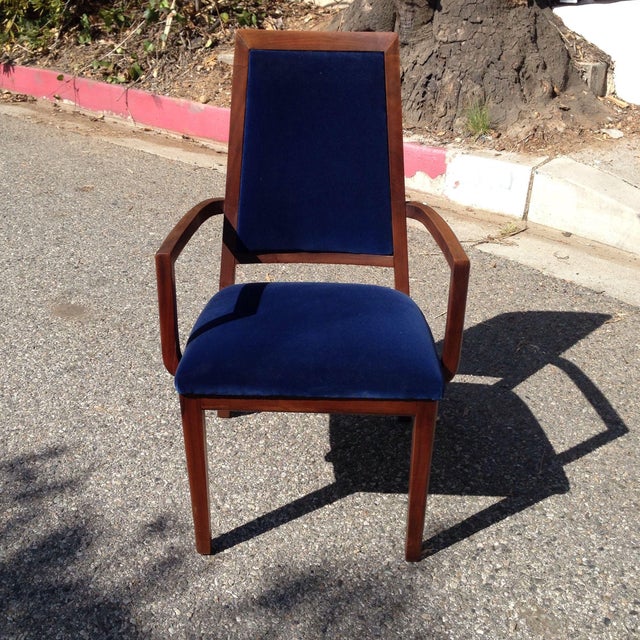 Reupholstered MidCentury Dining Chairs Set Of 6 Chairish