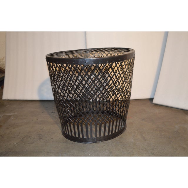 Basket Side Table