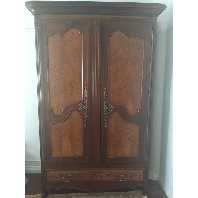 French Louis XV Armoire with Custom Inserts Chairish