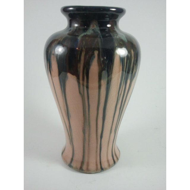 Peters & Reed Craftsman Pottery Drip Glaze Vase Chairish