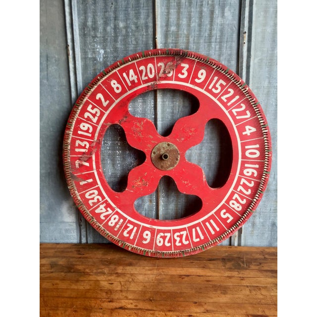 Antique Carnival Ticker Wheel Chairish