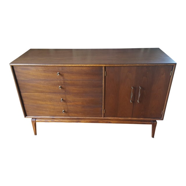 Vintage MidCentury Refinished Walnut Keller Furniture Sideboard Chairish
