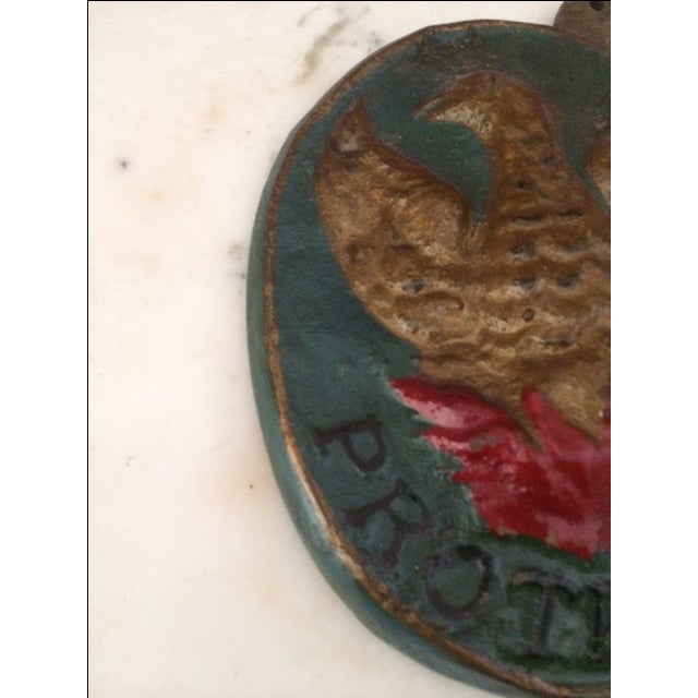 Antique Cast Iron Fire Insurance Plaque Chairish