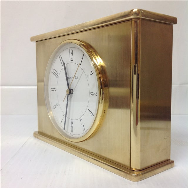 Vintage Tiffany & Co. Brass Mantle Clock Chairish