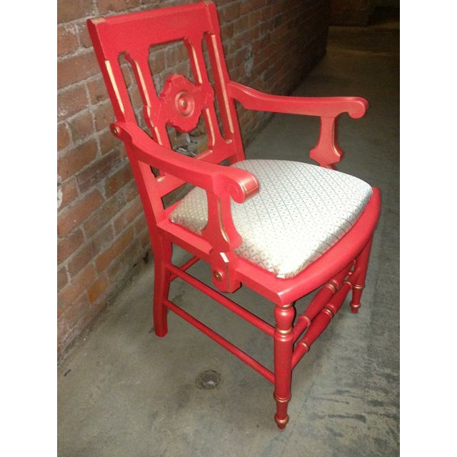 Victorian Eastlake Accent Chair Coral Chairish