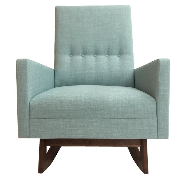 Mid Century Modern Style Nursery Rocking Chair Chairish