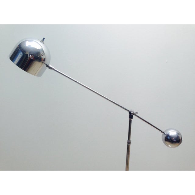 Mid Century Chrome Counterweight Floor Lamp Chairish