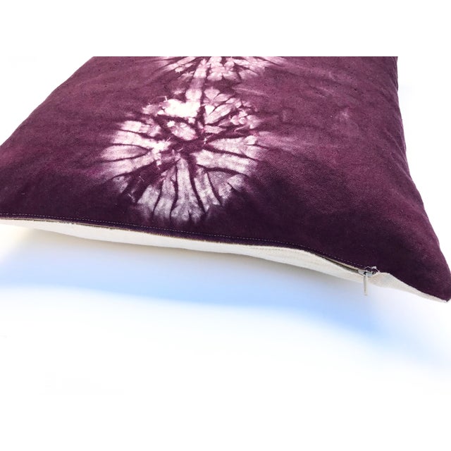 Black Cherry Throw Pillow With Nui Shibori Circle Design Chairish