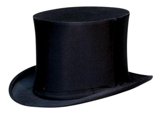 Vintage Gentleman In Top Hat Black And White Stock Photos &amp; Images