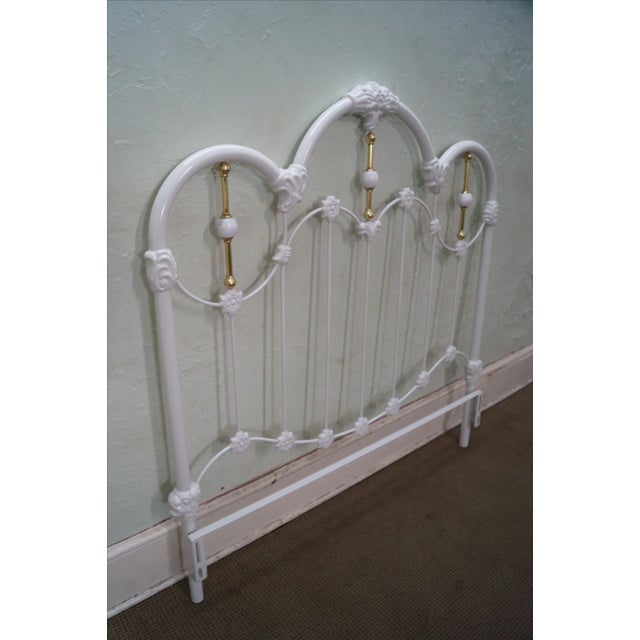 Painted Iron Brass Victorian Full Size Headboard Chairish