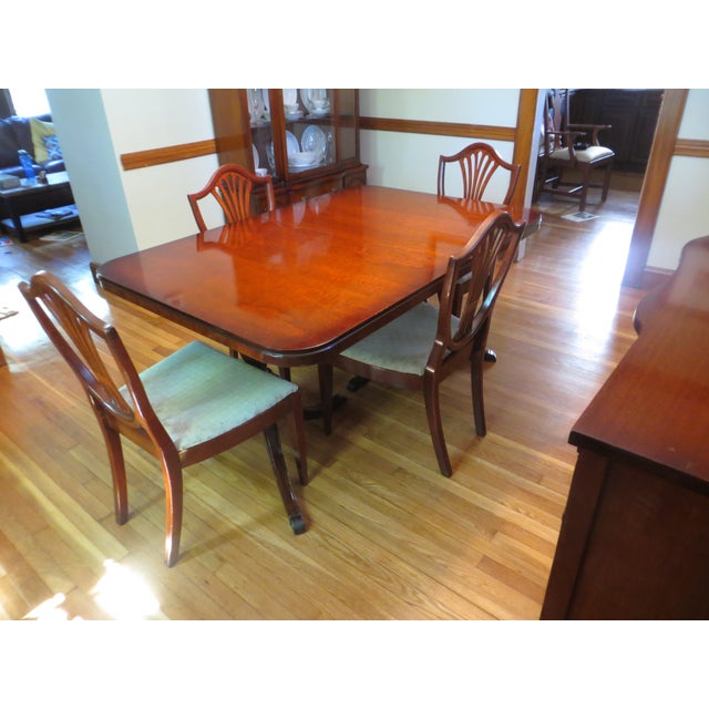 Vintage Drexel Mahogany Dining Set Chairish