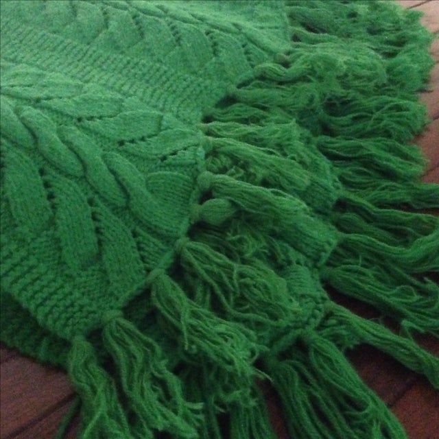 Vintage Emerald Green Throw Chairish