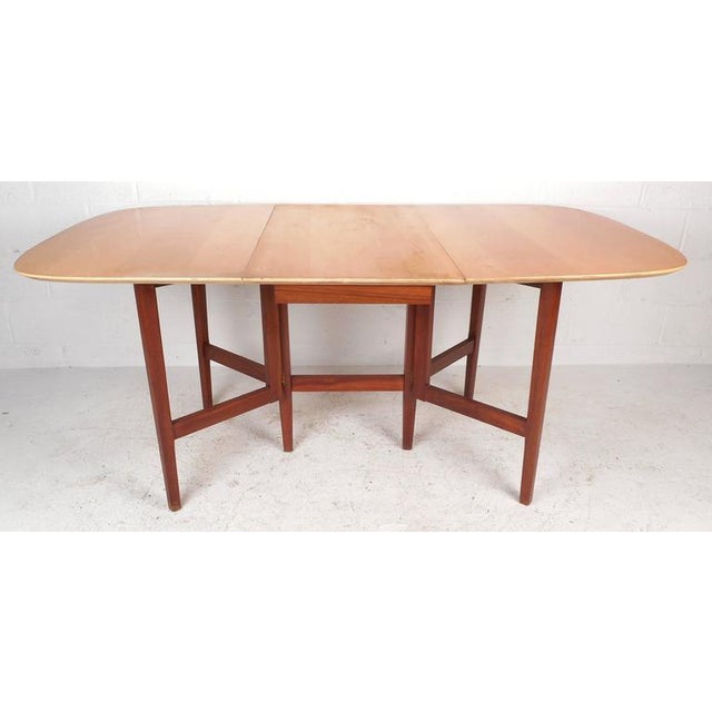 Mid-Century Modern Gate Leg Dining Table | Chairish