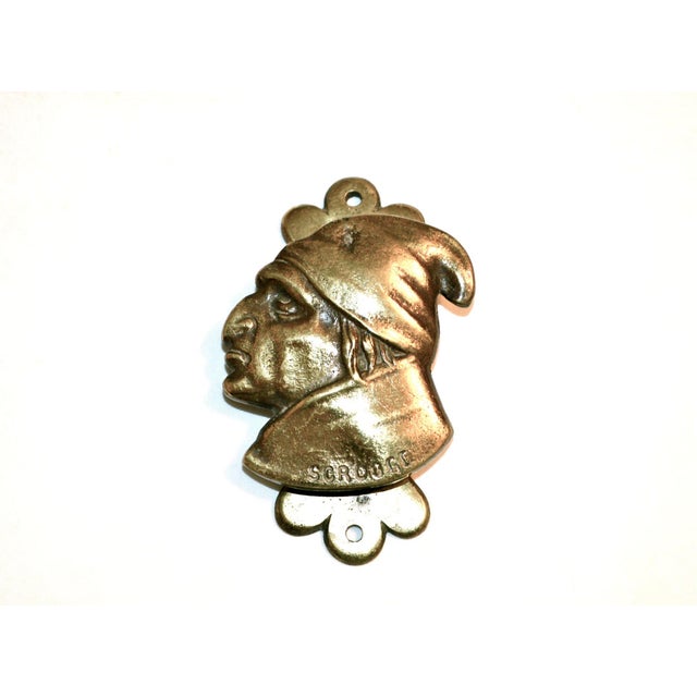 Vintage Ebenezer Scrooge Door Knocker Chairish