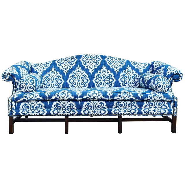Ikat AnthropologieStyle Sofa Chairish