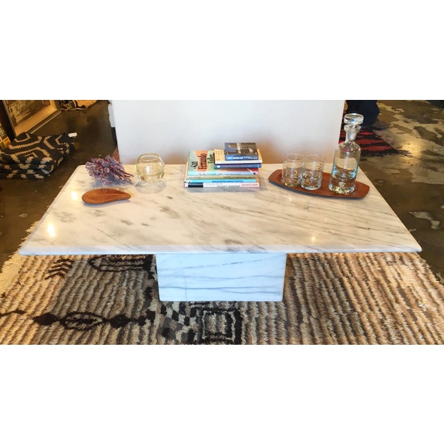 Carrara Marble Coffee Table Chairish