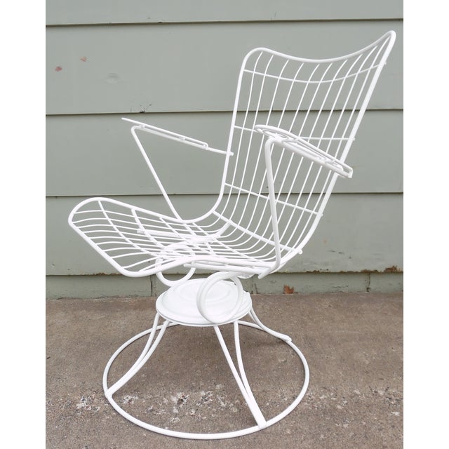 Homecrest MidCentury Wire Lounge Chairs A Pair Chairish