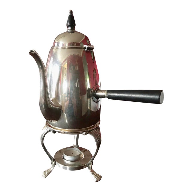 F.B. Rogers Silver Co. Tea Kettle & Candle Warmer Chairish