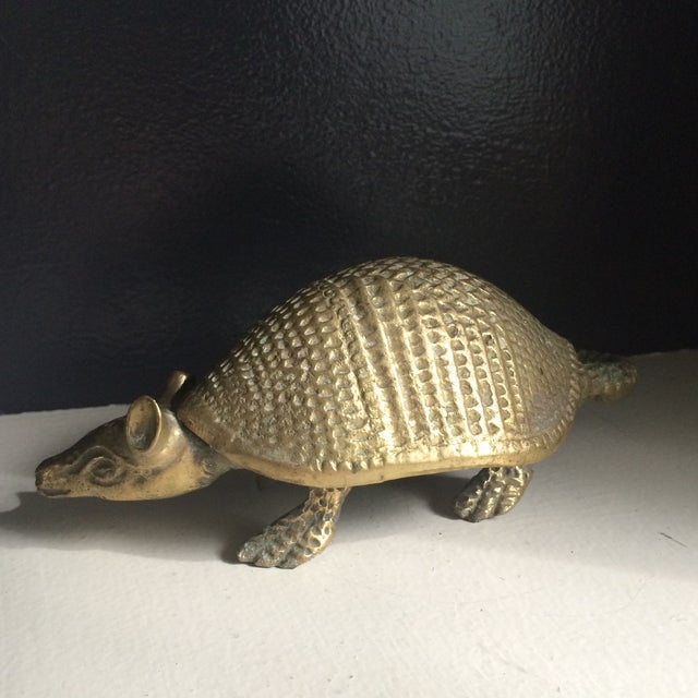 Brass Armadillo Chairish