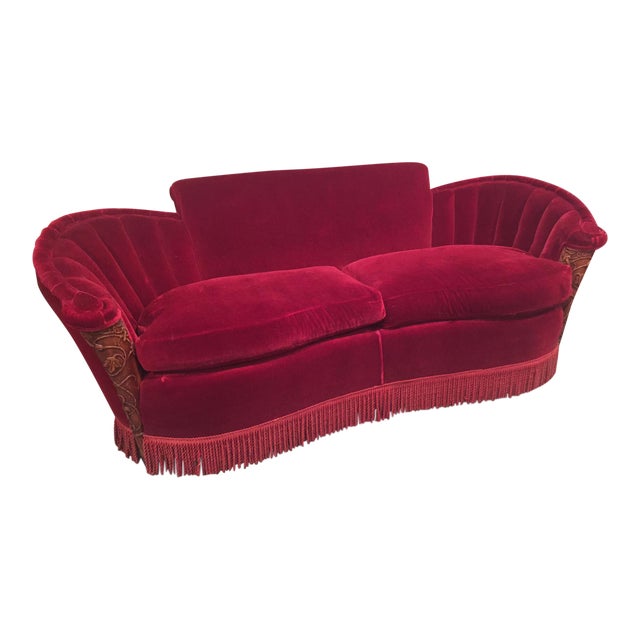 1930s Art Nouveau Sofa | Chairish