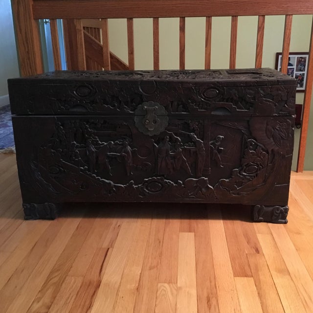 1900 Antique Mahogany Hope Chest Chairish