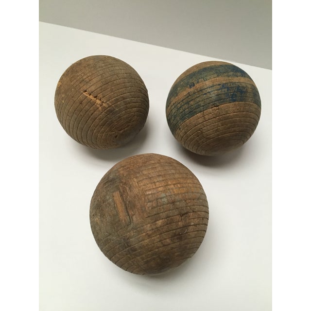 Vintage Wood Croquet Balls Set of 3 Chairish