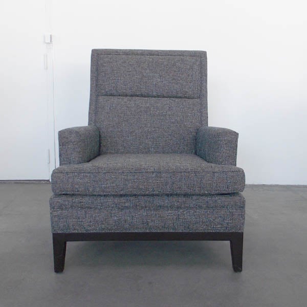 MidCentury High Back Club Chair Chairish