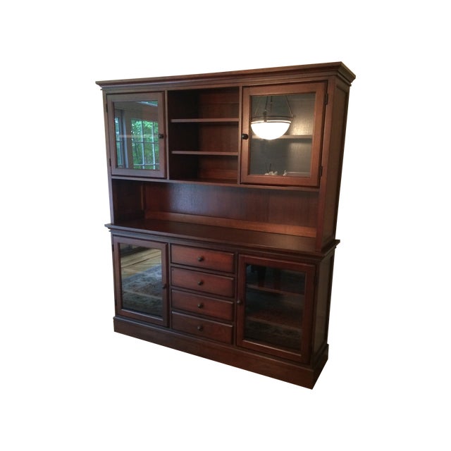 Pottery Barn Tucker Buffet & Hutch Chairish