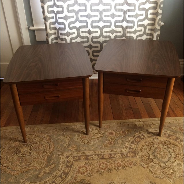 MidCentury Lane End Tables A Pair Chairish