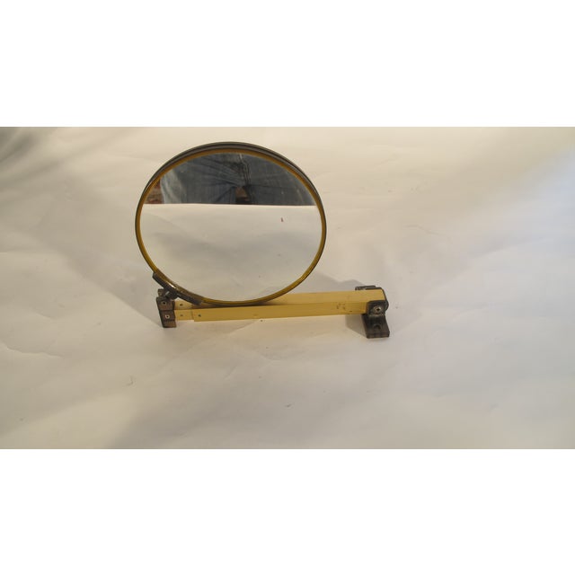 Vintage Brass Wall Mount Shaving/MakeUp Mirror Chairish