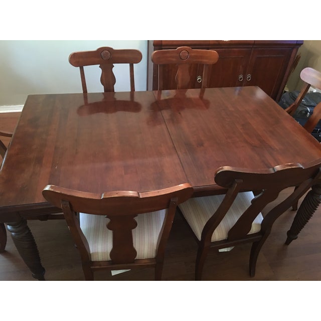 7 Piece Ethan Allen British Classic Dining Set
