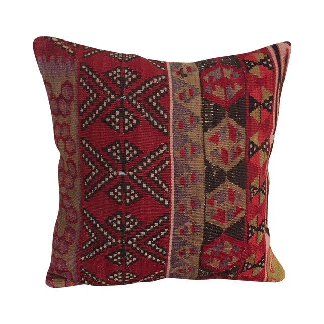 Vintage Kilim Throw Pillow Chairish