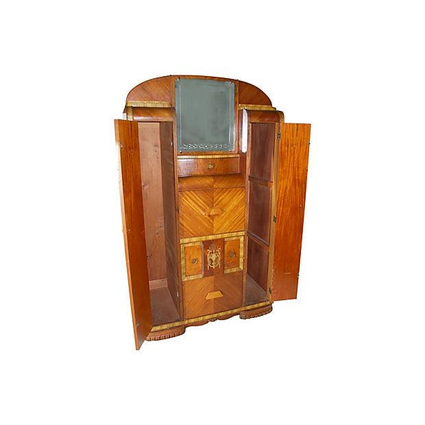 Vintage Art Deco Chifferobe Armoire Chairish