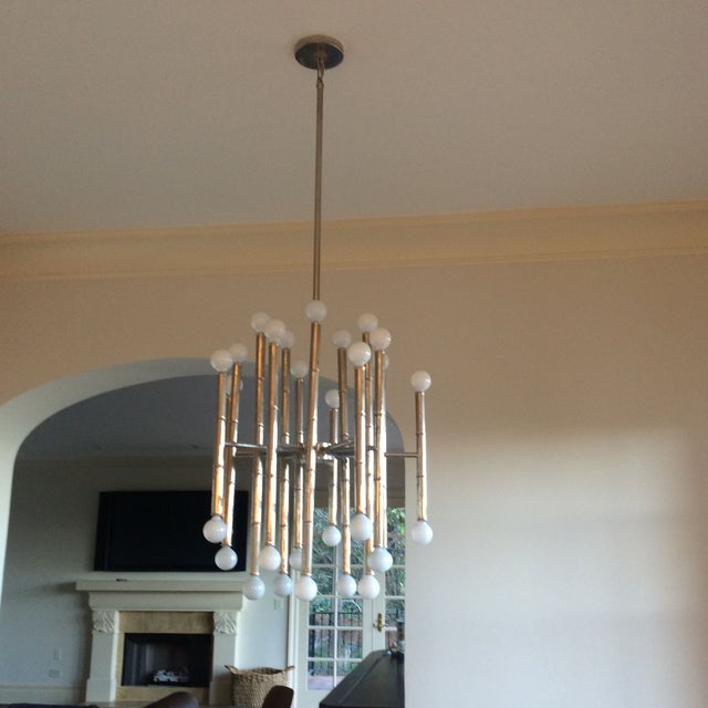 Jonathan Adler Nickel Meurice Chandelier Chairish