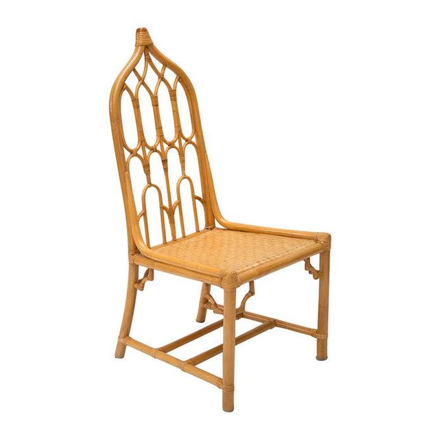 McGuire Bamboo Dining Chairs Set of 6 Chairish