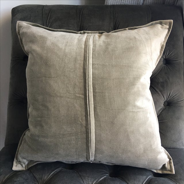 Luxury Silk Blockprinted Decorative Pillow Chairish