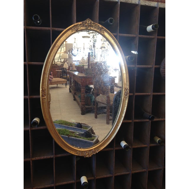 Antique Gold Plated Mirror Chairish