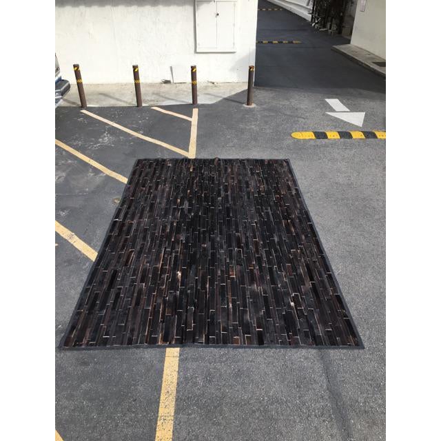 Restoration Hardware South American Hide Area Rug- 8′ × 12′ | Chairish