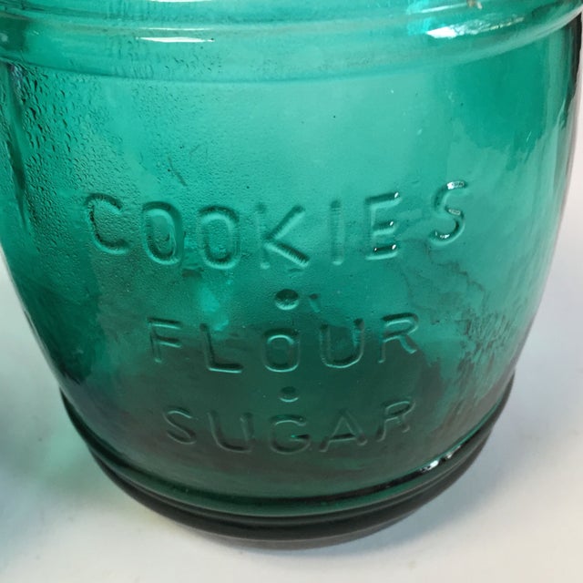 Cracker Barrel Style Glass Canisters S/3 Chairish