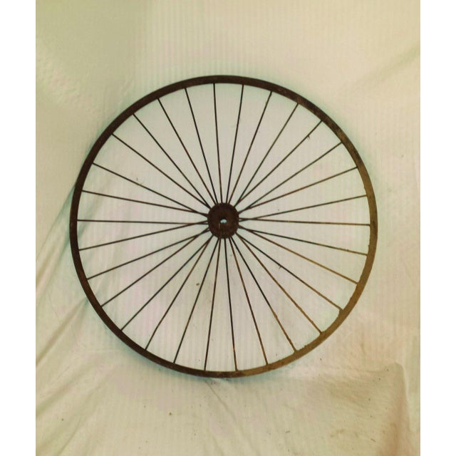 Antique Wire Spoke Bicycle Wheel Chairish