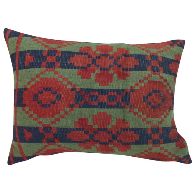 Southwestern Style Wool Blanket Pillow Chairish